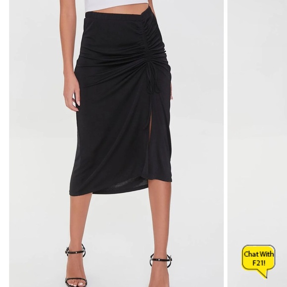 Forever 21 Dresses & Skirts - Forever 21 midi slit skirt